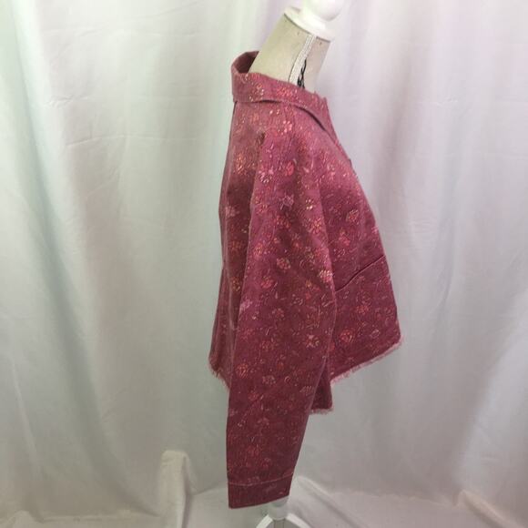 Isaac Mizrahi Live True Denim Fringe Hem Jacket S - Picture 5 of 13